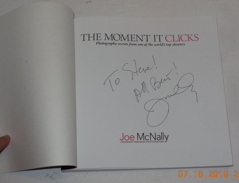 Image 1 of Voices That Matter The Moment It Clicks by Joe McNally (2008, Paperback) Signed