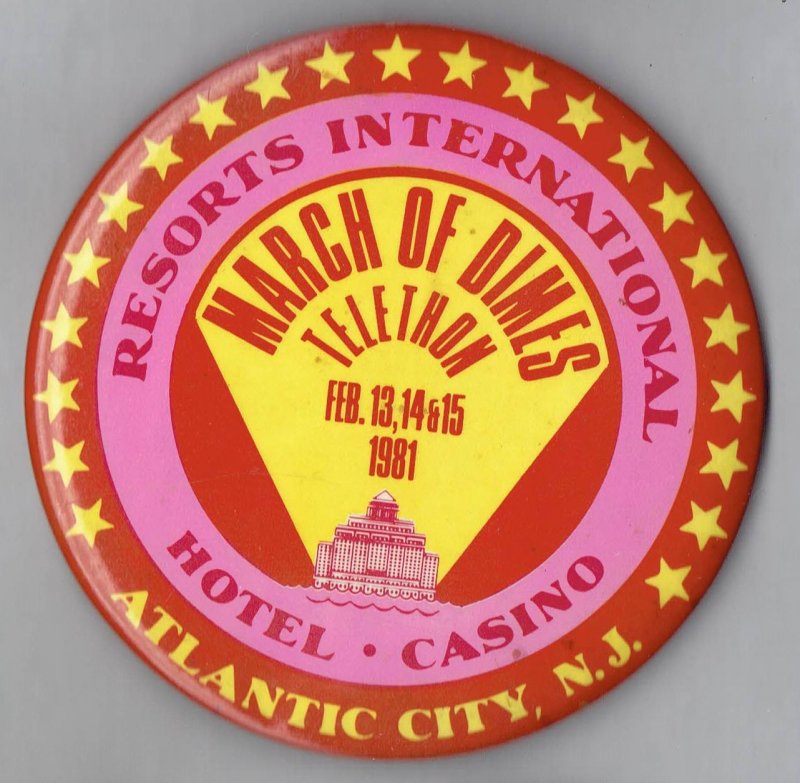 Image 0 of 1981 Resorts Hotel & Casino Atlantic City March Of Dimes Telethon 4