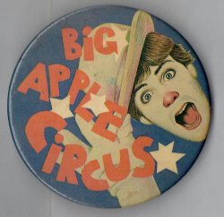 Big apple Circus NYC New York Pin Button