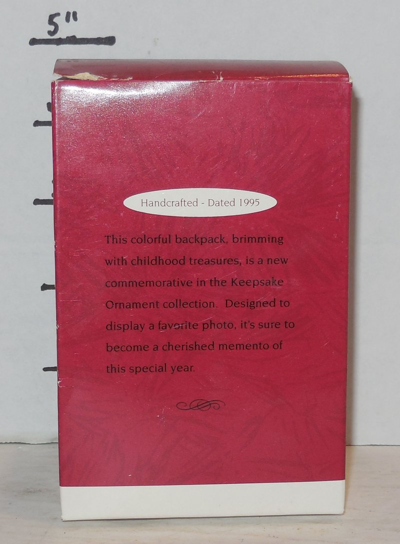 Image 2 of 1995 Hallmark Keepsake Ornament Packed With Memories MIB