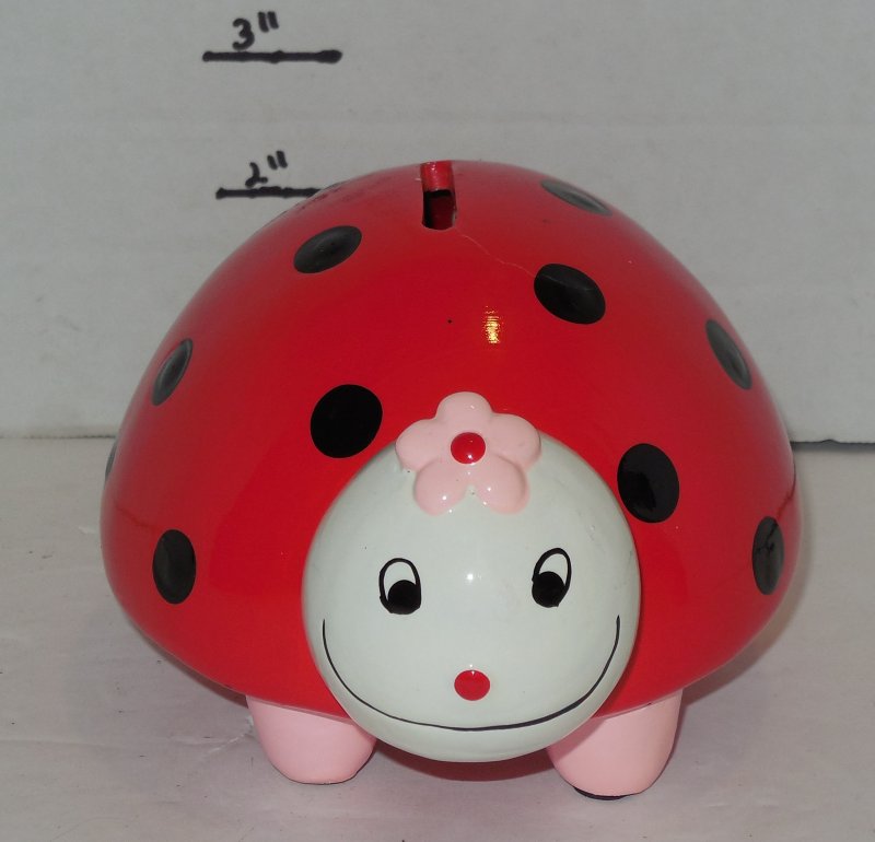 Image 0 of Ceramic Ladybug Bank