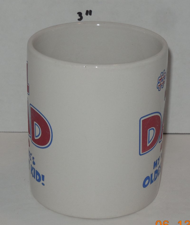 Image 1 of #1 Dad and My Wifes Oldest Kid Coffee Mug Cup Ceramic by silver phoenix