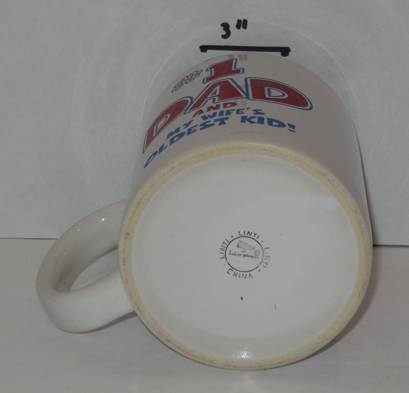 Image 4 of #1 Dad and My Wifes Oldest Kid Coffee Mug Cup Ceramic by silver phoenix