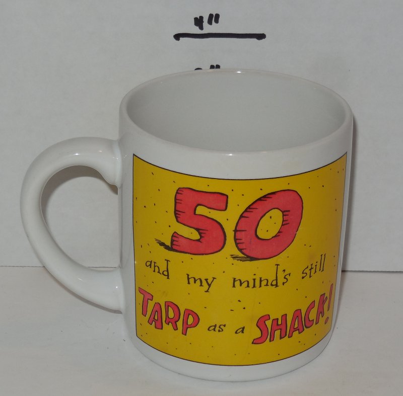 Image 2 of 50 and My Mind's Still Tarp as a Shack Coffee Mug Cup Ceramic By Recycled Paper 