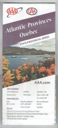 2009 AAA CAA Map Atlantic Provines Quebec State & Provincial Series