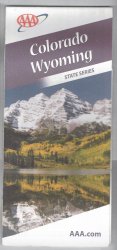 2009 AAA Map Colorado Wyoming