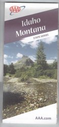 2009 AAA Map Idaho Montana