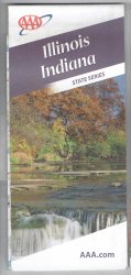 2009 AAA Map Illinois Indiana