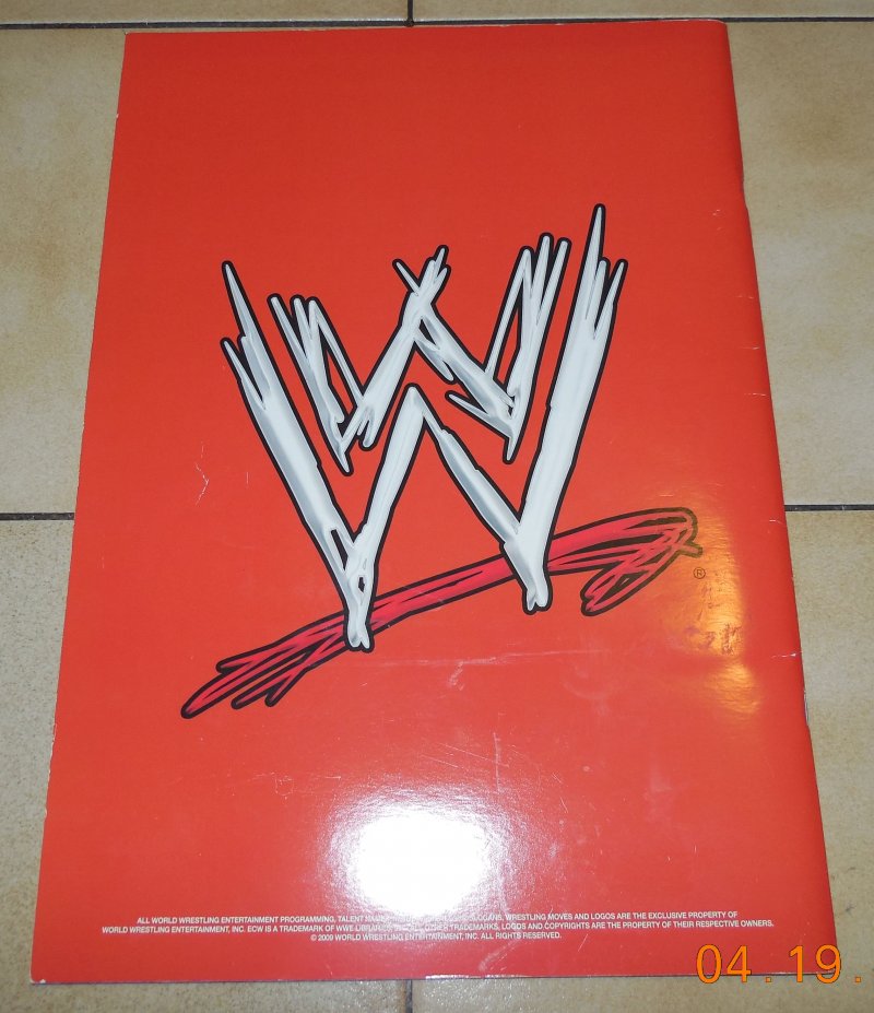 Image 1 of WWE Event Souvenir Program 2009 Volume 1 Wrestling SMACK DOWN RAW ECW