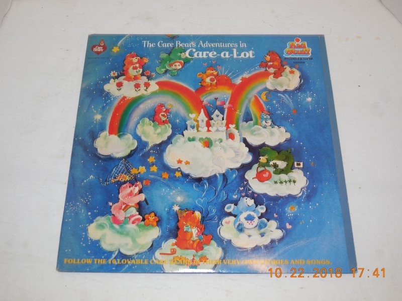 Image 0 of The Care Bears Adventures in Care-a-Lot Kid Stuff Records KSS5038 LP Album OOP