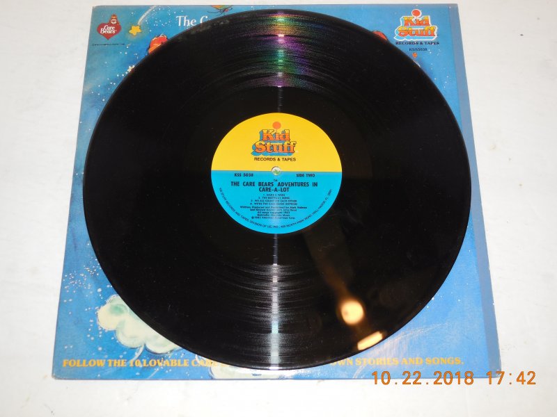 Image 5 of The Care Bears Adventures in Care-a-Lot Kid Stuff Records KSS5038 LP Album OOP