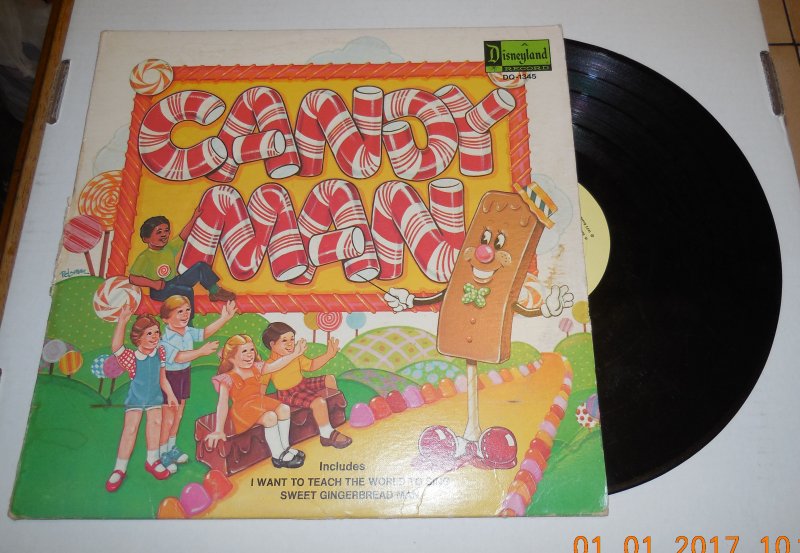 Image 0 of Vintage candy man Disneyland DQ1345 Record Album Vinyl 12 LP