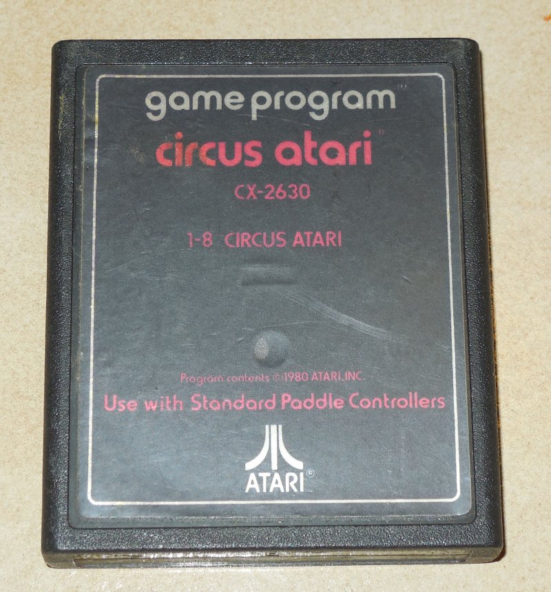 Image 0 of ATARI 2600 Circus Atari vintage game Cart