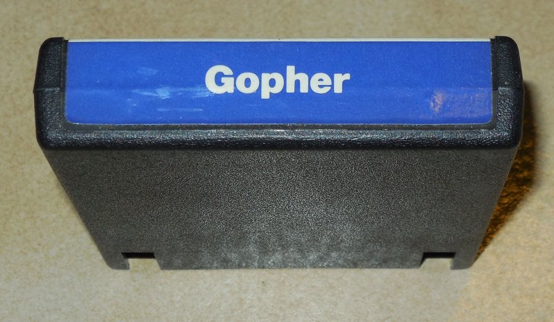 Image 1 of ATARI 2600 Gopher vintage game Cart
