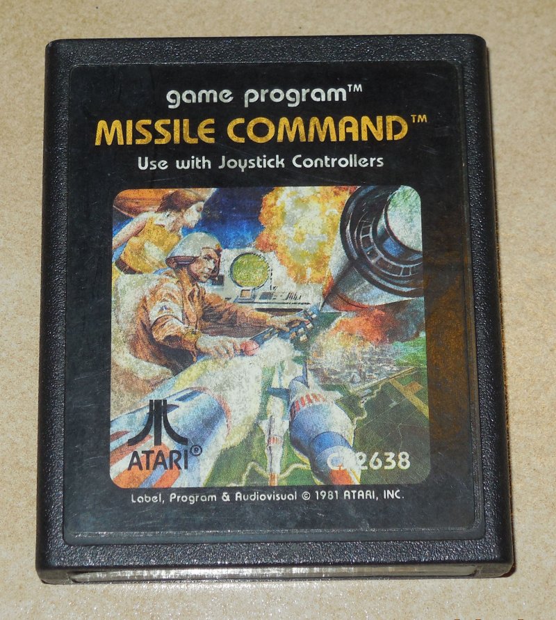 Image 0 of ATARI 2600 Missile Command vintage game Cart VHTF