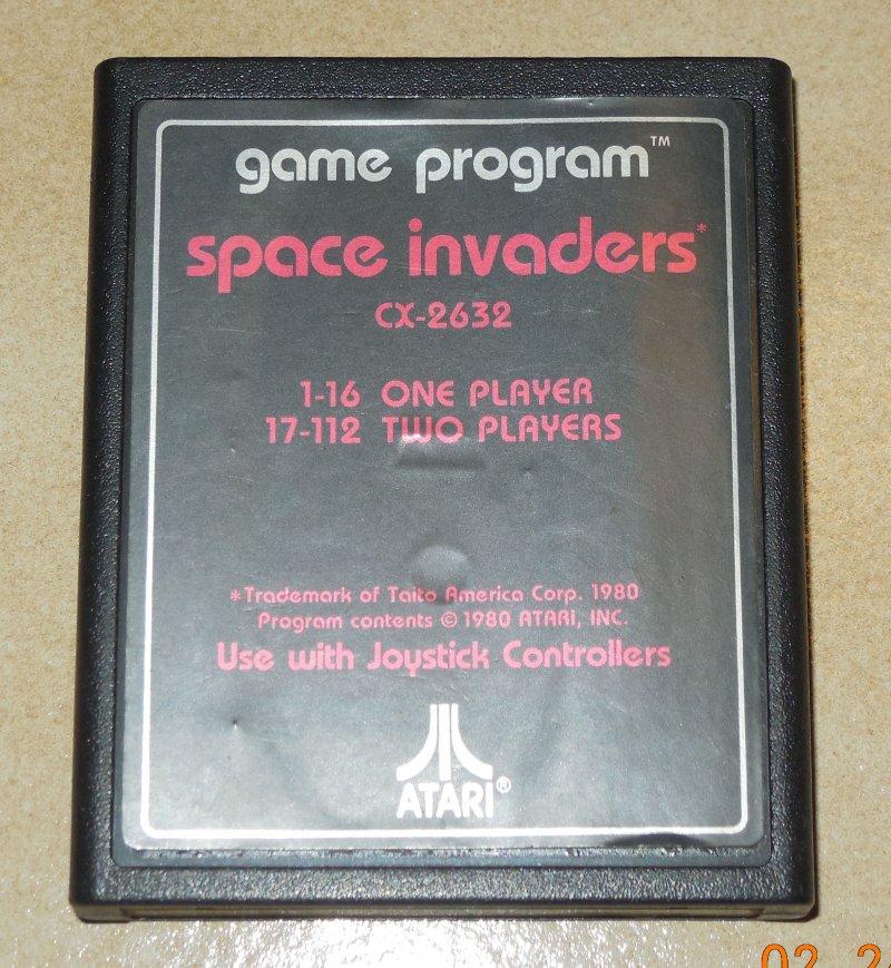 Image 0 of ATARI 2600 Space Invaders vintage game Cart