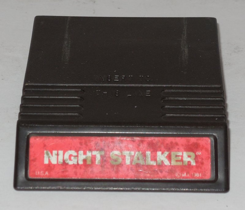 Image 0 of intellivision night stalker Mattel 1982 vintage game Cart