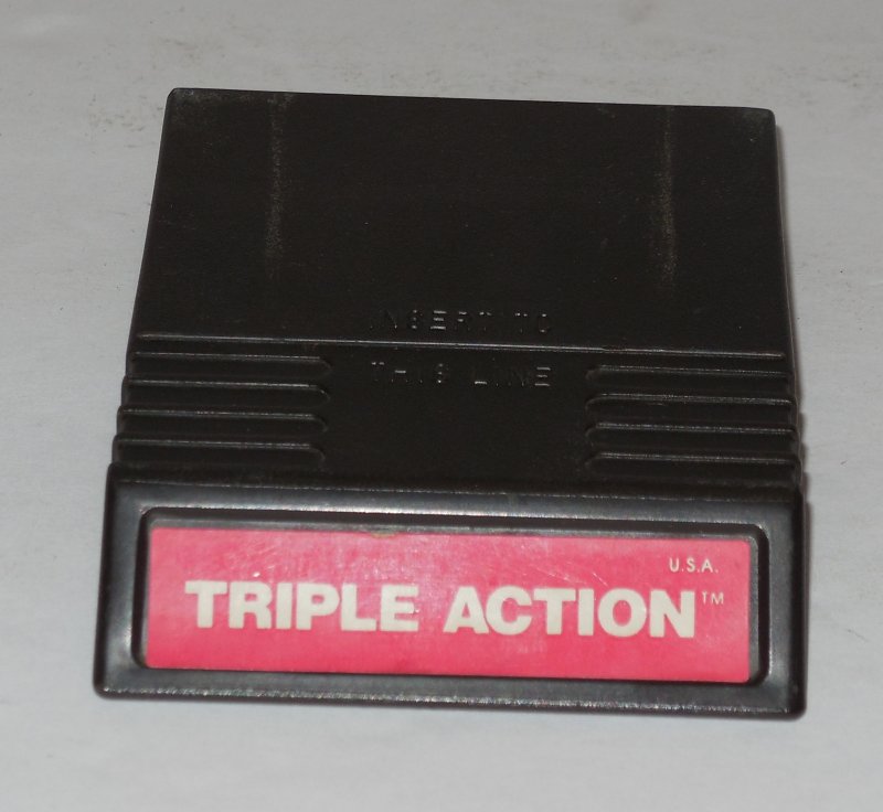 Image 0 of Intellivision Triple Action Mattel 1981 vintage game Cart