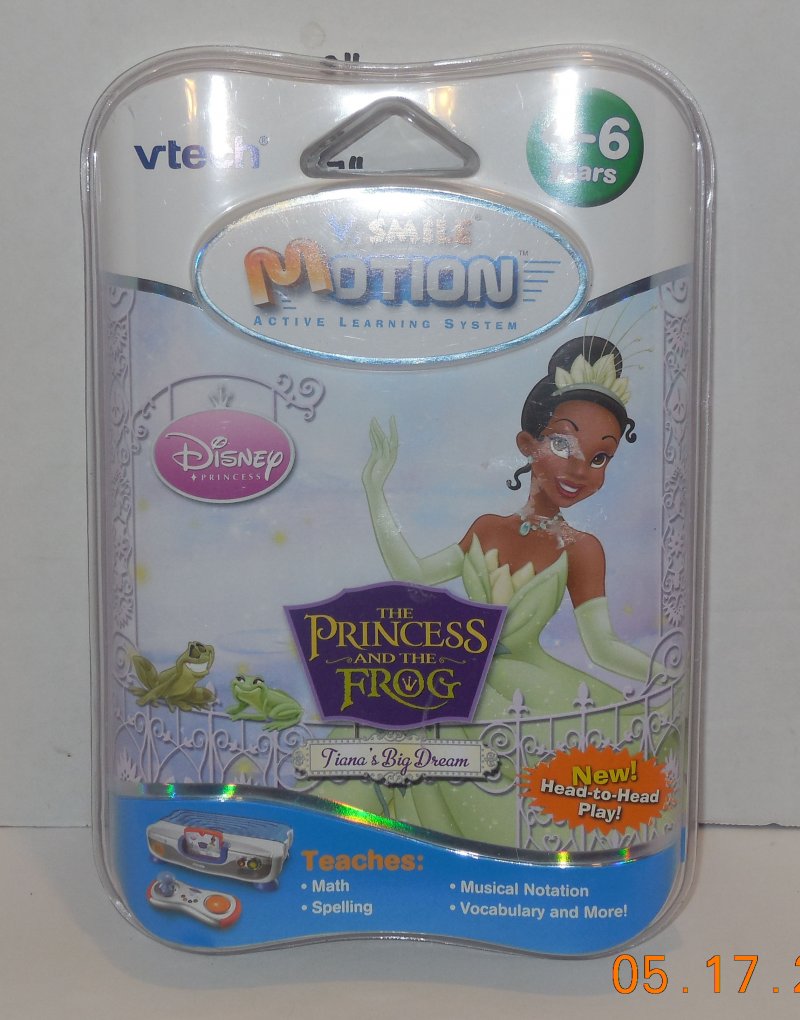 Image 0 of Vtech Vsmile V Motion Disney The Princess and The Frog Game Educational