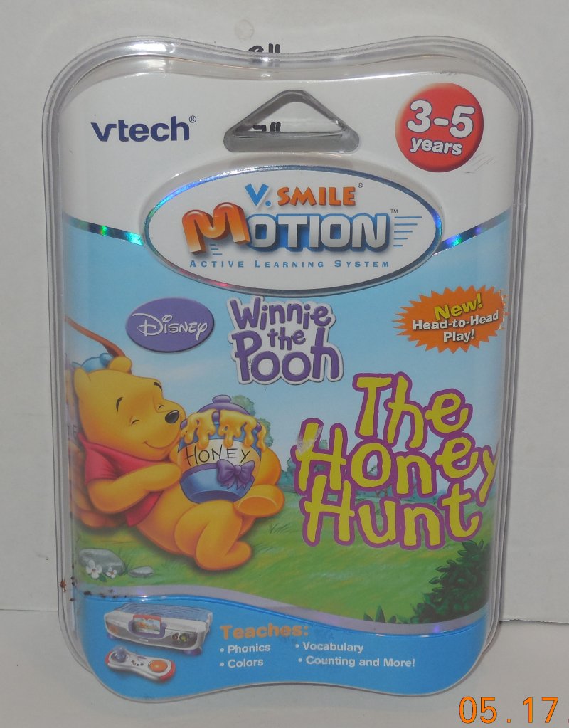 Image 0 of Vtech Vsmile V Motion Disney Winnie The Pooh The Honey Hunt Game Educational