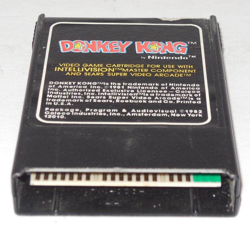 Image 2 of Intellivision Donkey Kong Mattel 1982 vintage game Cart