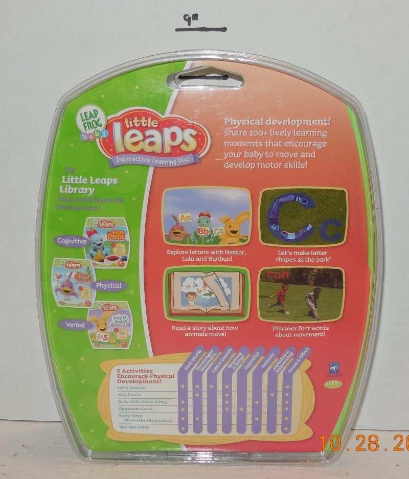 Image 1 of Leap Frog Baby Little leaps Play and Move Interactive Learning Disc NIP