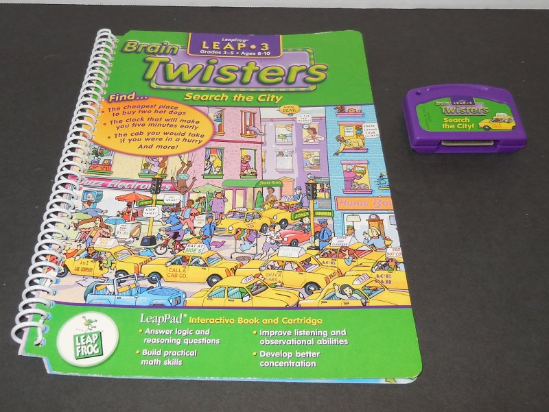 Image 0 of Leap Frog LeapPad Brain Twisters Search the City Level 3 Book Cartridge