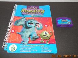 Leap Frog LeapPad Reading Disney Monsters Inc Level 2 Book Cartridge