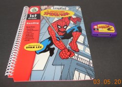 Leap Frog LeapPad The Amazing Spider man 1st Grade Book Cartridge