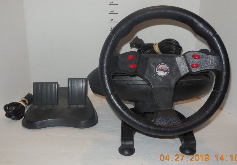 Image 0 of Thrustmaster Charger Steering Wheel with Pedals for PC