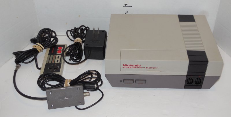 Image 0 of Vintage Nintendo Entertainment System Video Game Model NES-001 100% Complete