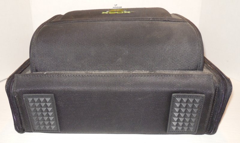 Image 3 of Vintage XBOX Travel Bag Carrying Carry Case with Shoulder Strap Black X Box