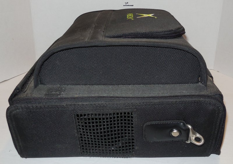 Image 4 of Vintage XBOX Travel Bag Carrying Carry Case with Shoulder Strap Black X Box