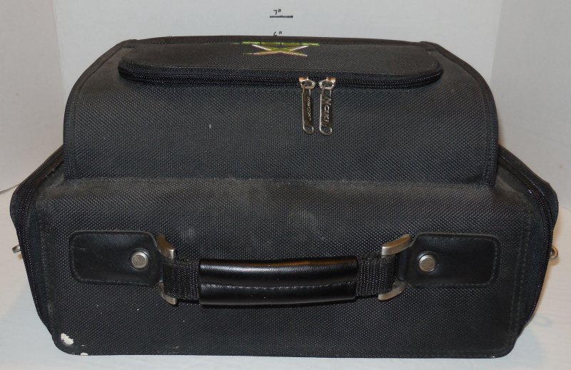 Image 5 of Vintage XBOX Travel Bag Carrying Carry Case with Shoulder Strap Black X Box
