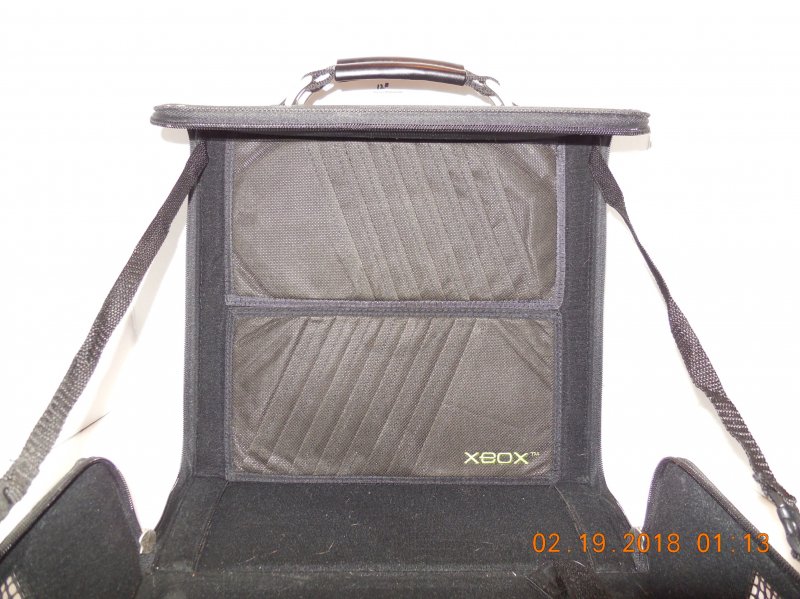 Image 8 of Vintage XBOX Travel Bag Carrying Carry Case with Shoulder Strap Black X Box