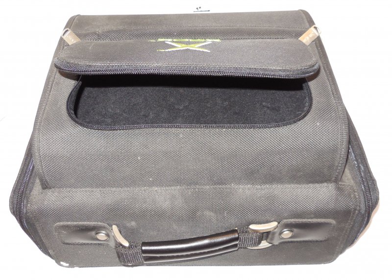 Image 10 of Vintage XBOX Travel Bag Carrying Carry Case with Shoulder Strap Black X Box