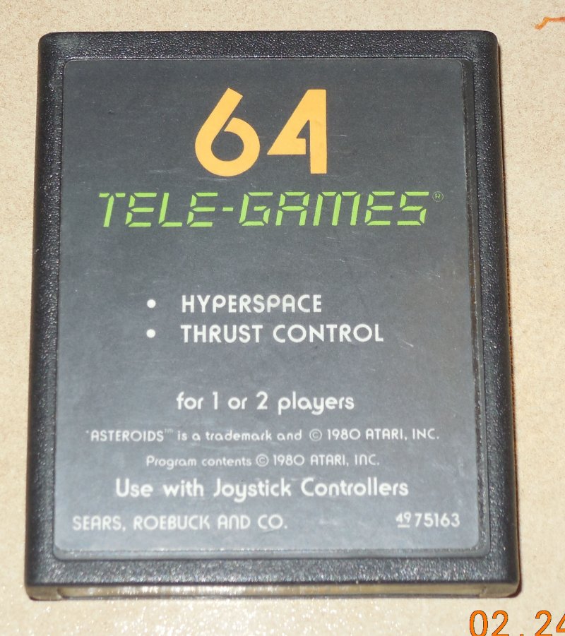 Image 0 of ATARI 2600 Sears tele games 64 Asteroids