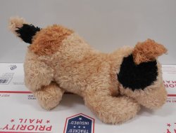 10 GUND STUFFED PLUSH PUPPY DOG KETCH BEIGE TAN BROWN BLACK SPOT 5349