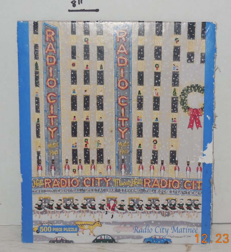 Image 2 of Briarpatch Radio city Music Hall 500 Piece Jigsaw Puzzle