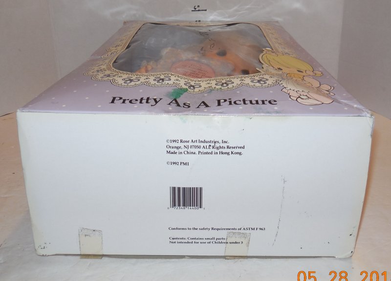 Image 4 of 1992 PRECIOUS MOMENTS BABY DOLL PRETTY AS A PICTURE Anna Marie 14