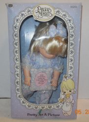 1992 PRECIOUS MOMENTS BABY DOLL PRETTY AS A PICTURE Anna Marie 14 NIB