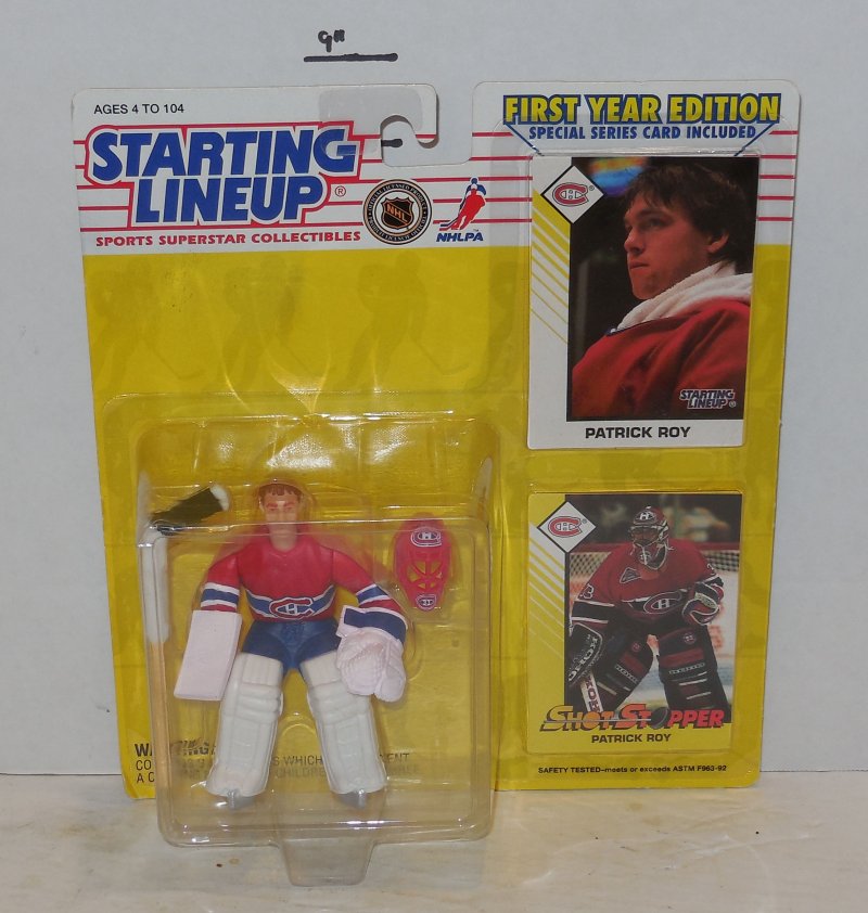 Image 0 of 1993 Kenner SLU Starting Lineup Hockey Patrick Roy Figure Canadians Avalanche NH