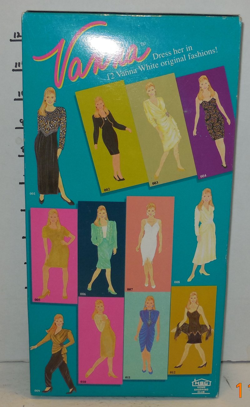 Image 2 of 1990 Limited Edition Home Shopping Club Vanna White Fashion Doll MINMP NRFP #2