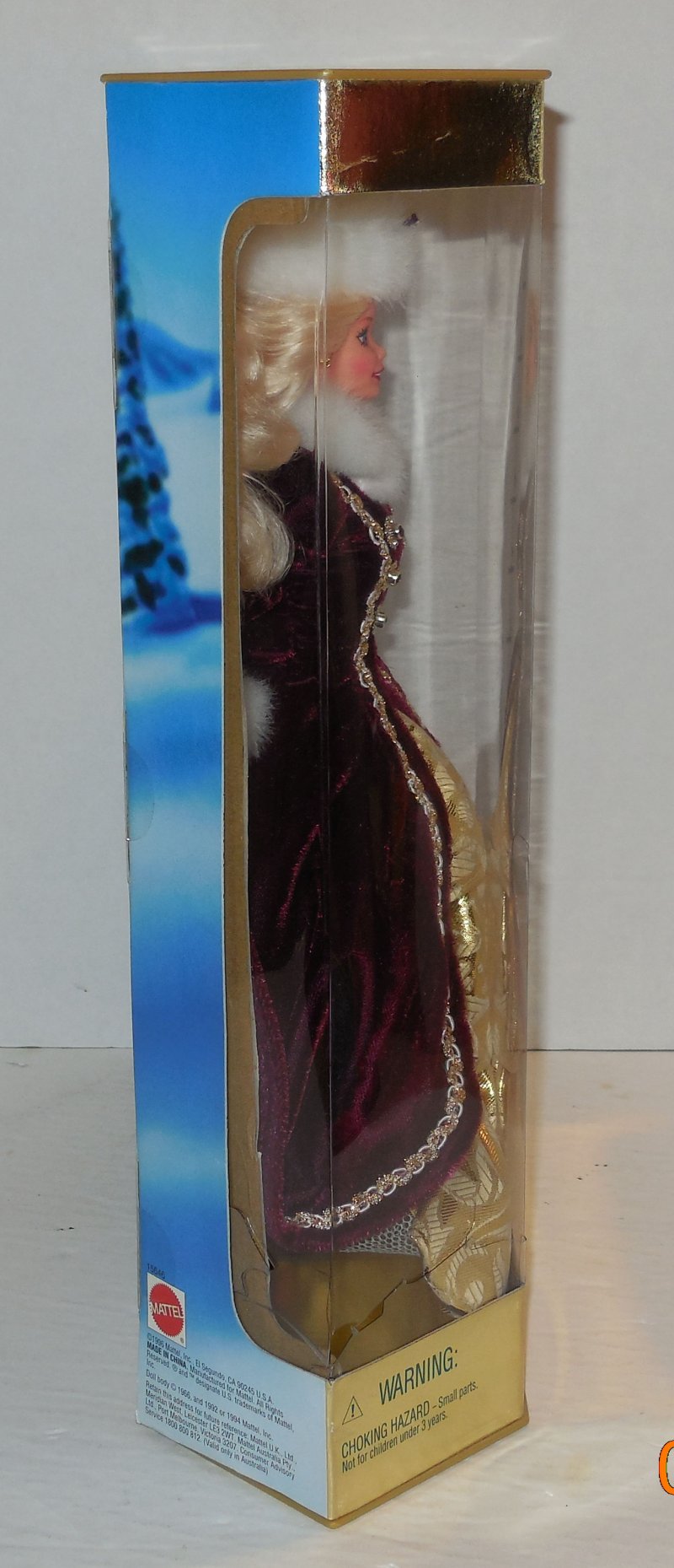 Image 1 of 1996 Happy Holidays Barbie Doll Collectors Edition RARE HTF Mattel