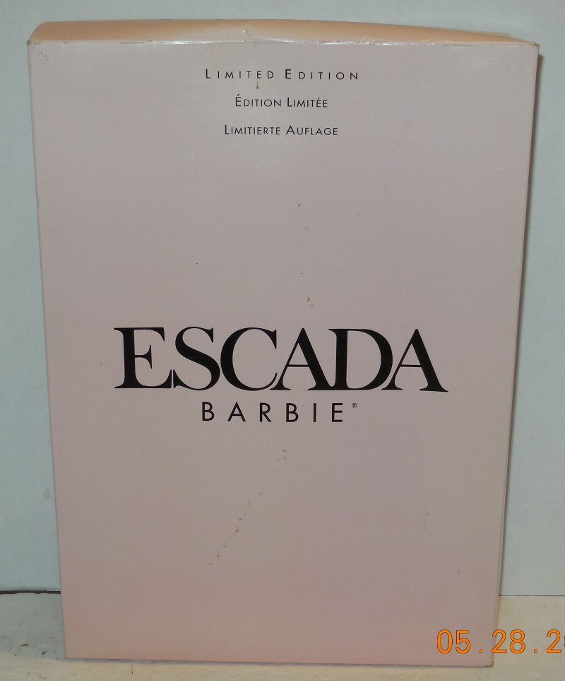 Image 2 of Mattel House Of Escada Brian Rennie Pink & Black Barbie Limited Edition NRFB