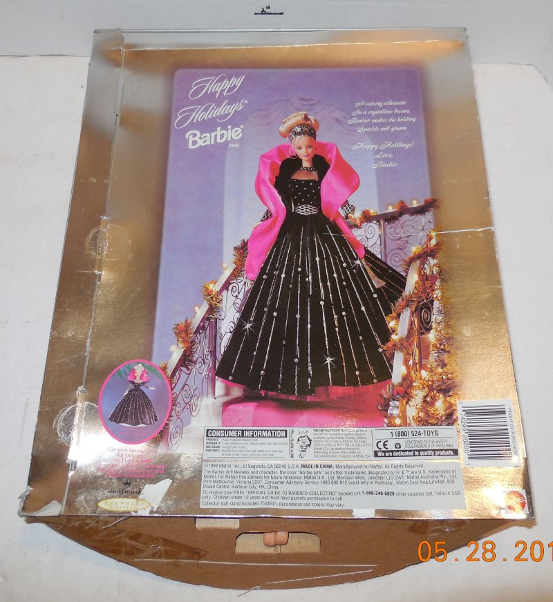 Image 4 of 1998 Happy Holidays Barbie RARE HTF Special Edition Mattel
