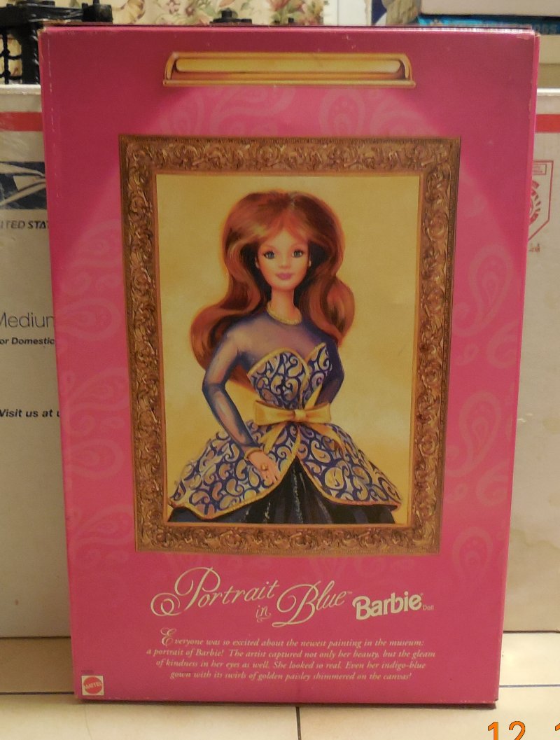 Image 1 of Mattel 1997 Walmart Special Edition Portrait In Blue Barbie NIB NRFP