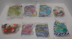 1992 McDonald Happy Meal Toy Snow White & The seven Dwarf Set of 8 RARE MIP NIP