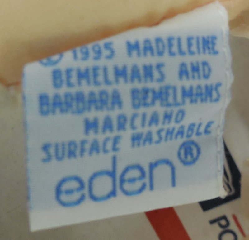 Image 2 of 1995 EDEN Madeline 12' Plush Toy Doll Rare HTF