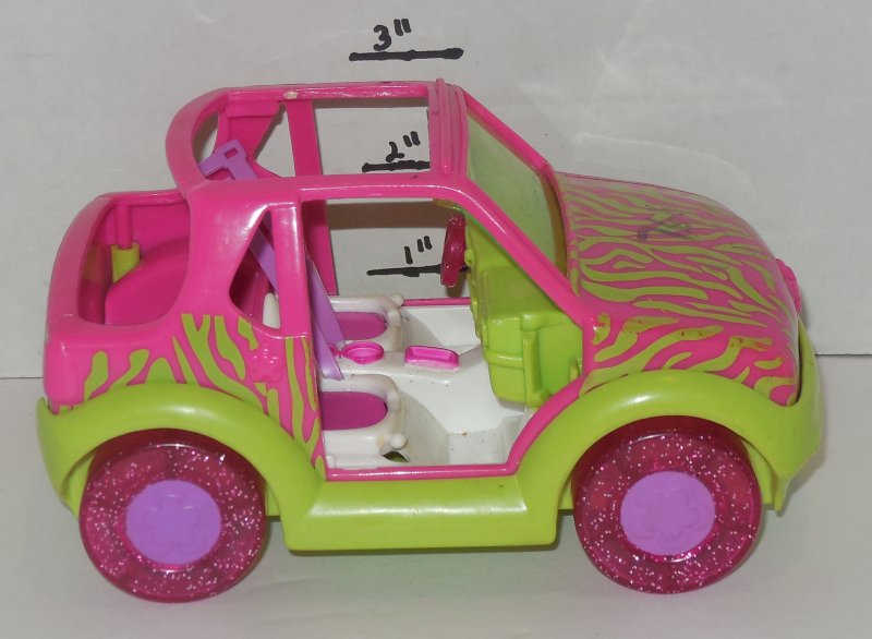 Image 0 of 2001 Origin Mattel Polly Pocket Pink Green Zebra 6